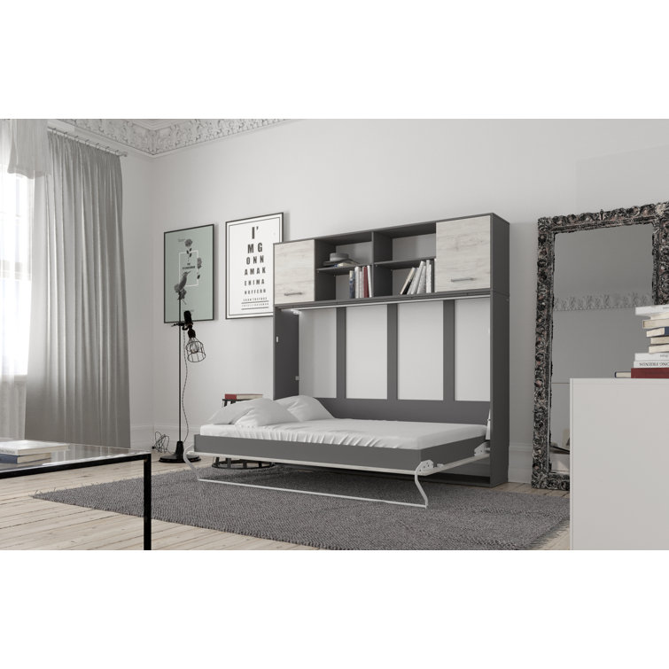 Murphy bed with deals trundle